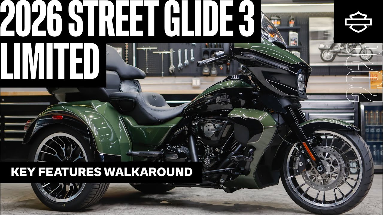 CVO Street Glide 3 Limited 2026 (Foto: YouTube Harley-Davidson)