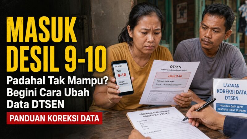 Desil Bansos Bisa Dikoreksi: Cara Memperbarui Data Sosial Ekonomi Keluarga